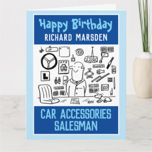 Carte Joyeux Anniversaire Accessoires De Voiture Vendeur