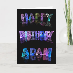 Carte Joyeux anniversaire Adam Card