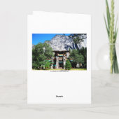 Carte Joyeux anniversaire Ahwahnee Hotel à Yosemite (Dos)