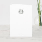 Carte Joyeux Anniversaire Aide-soignant Jardin des fleur (Dos)