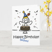 Carte Joyeux Anniversaire Aîné ! (Fleur jaune)