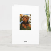 Carte Joyeux Anniversaire Airedale Terrier Chien Chien P (Dos)
