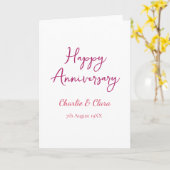 Carte Joyeux anniversaire ajouter nom rose gras nom date (Fleur jaune)