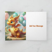 Carte Joyeux Anniversaire /Ajouter Votre Message : -) (Intérieur)