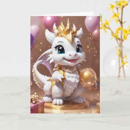 Carte Joyeux Anniversaire /Ajouter Votre Message : -) Ca (Fleur jaune)