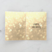 Carte Joyeux anniversaire Ami design de fée (Intérieur)