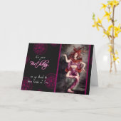 Carte Joyeux anniversaire, amusez-vous beaucoup, danseus (Fleur jaune)