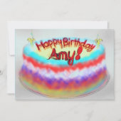 Carte Joyeux Anniversaire Amy ! (Devant)