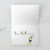 Carte Joyeux anniversaire année bissextile (Intérieur)