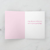 Carte Joyeux anniversaire Anniversaire présent (Intérieur)