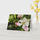 Carte Joyeux anniversaire_Apple-Blossom (Fleur jaune)