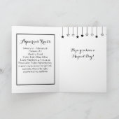 Carte Joyeux anniversaire Aquarius Horoscope Traits (Intérieur)