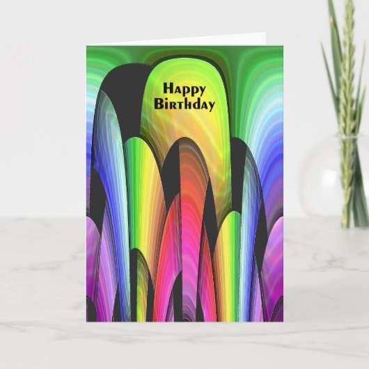 Carte Joyeux Anniversaire Arc Arc Arc Arc (Devant)