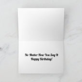 Carte Joyeux Anniversaire Arc-en-ciel coloré de nombreus (Intérieur)