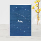 Carte Joyeux Anniversaire Aries ami (Fleur jaune)