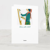 Carte Joyeux anniversaire | Artsy Woman (Dos)