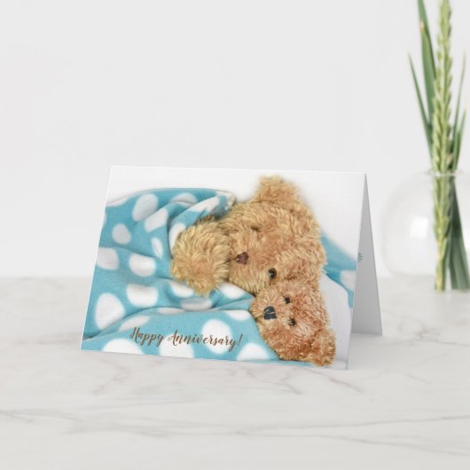 Carte Joyeux anniversaire assommant les nounours (Devant)