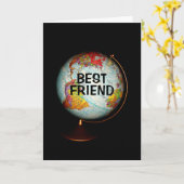 Carte Joyeux Anniversaire Au Meilleur Ami Sur Terre ! (Fleur jaune)