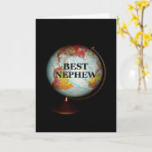 Carte Joyeux Anniversaire Au Meilleur Nephew Sur Terre ! (Fleur jaune)