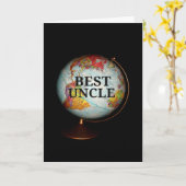 Carte Joyeux Anniversaire Au Meilleur Oncle Sur Terre ! (Fleur jaune)