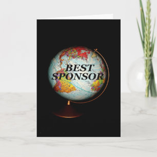 Carte Joyeux Anniversaire Au Meilleur Sponsor Sur Terre