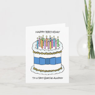 Carte Joyeux anniversaire au vérificateur