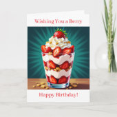 Carte Joyeux Anniversaire aux Fruits Rouges ! (Devant)