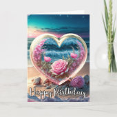 Carte Joyeux anniversaire avec amour (Devant)