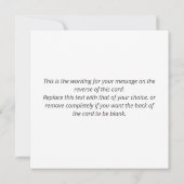 Carte Joyeux Anniversaire avec amusant Mouton Design Ill (Dos)