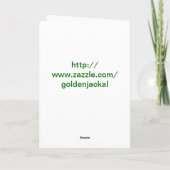 Carte Joyeux anniversaire avec des tournesols (Dos)