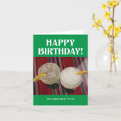 Carte Joyeux anniversaire avec deux Margaritas (Fleur jaune)