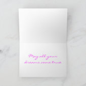 Carte Joyeux Anniversaire avec fée et pégase (Intérieur)