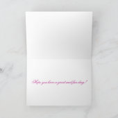 Carte Joyeux anniversaire avec fleur de lotus (Intérieur)