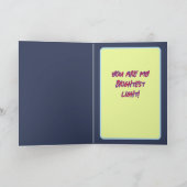 Carte Joyeux anniversaire avec nom personnalisé (Intérieur)