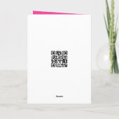 Carte Joyeux Anniversaire Avec Ruban Blanc (Dos)