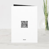 Carte Joyeux Anniversaire Avec Ruban Blanc (Dos)