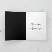 Carte Joyeux Anniversaire Avec Ruban Blanc (Intérieur)