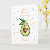 Carte Joyeux Anniversaire Avo | Célébration de l'anniver (Fleur jaune)