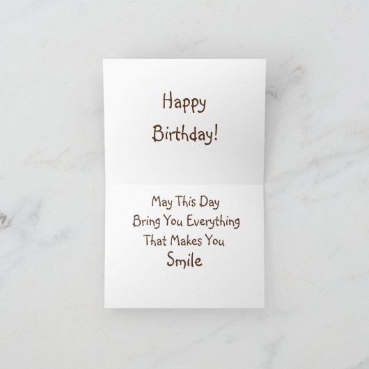 Carte Joyeux Anniversaire Backhoe (Intérieur)