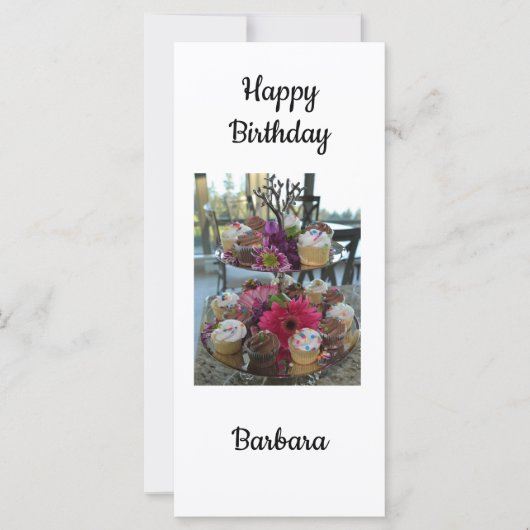 Carte Joyeux anniversaire Barbara (Devant)