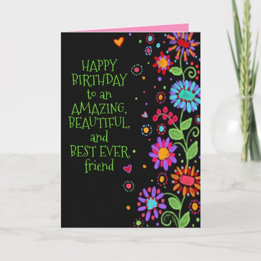 Carte Joyeux Anniversaire Beau Ami (Devant)
