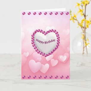 Carte Joyeux anniversaire Beau brillant