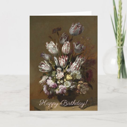 Carte Joyeux Anniversaire Beaux Arts Neerlandais Zazzle Be
