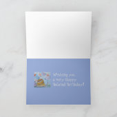 Carte Joyeux anniversaire Belated (Intérieur)