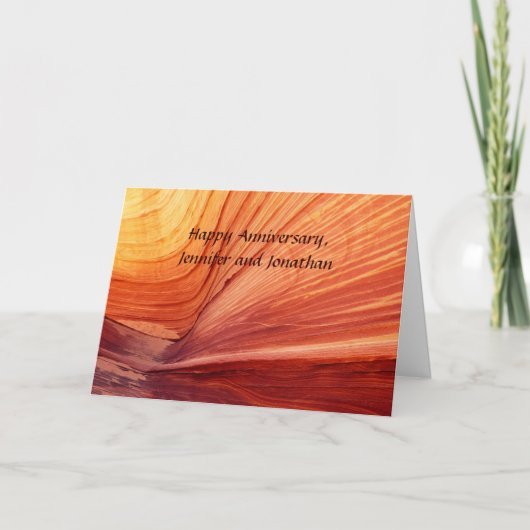 Carte Joyeux Anniversaire, Bénédiction de mariage apache (Devant)