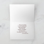 Carte Joyeux Anniversaire, Bénédiction de mariage apache (Intérieur)