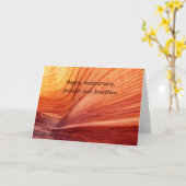 Carte Joyeux Anniversaire, Bénédiction de mariage apache (Fleur jaune)