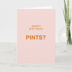 Carte Joyeux Anniversaire Bières