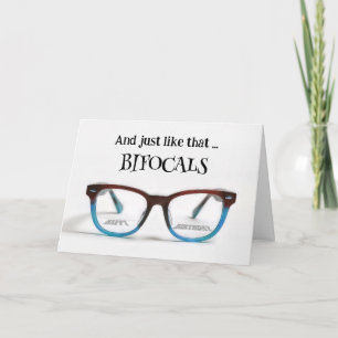 Carte Joyeux Anniversaire Bifocaux