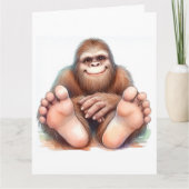 Carte Joyeux anniversaire Bigfoot  (Devant)
